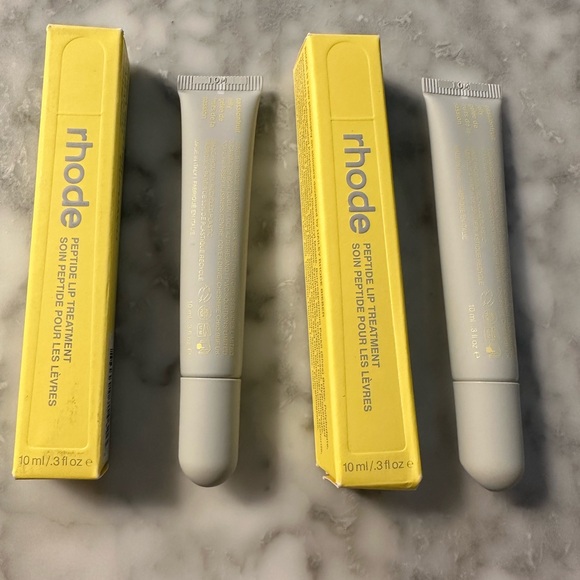 Rhode Peptide Lip Treatment lip balm set of 2 bundle Yellow Passionfruit soldout - Picture 2 of 3